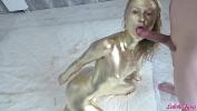 Bokep Full Beauty in Gold Paint Sucks Cock and Fucks in Different Poses Laloka4you hot