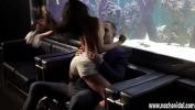 Video Bokep While the clients of the club look and leave comma he takes her completely naked doggy style and runs on her back period 2020