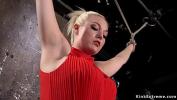 Bokep HD Hot shaped blonde Jenna Ivory in red dress and standing rope bondage gets undressed then master spanks and whips her hot ass terbaru