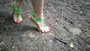 Video Bokep Sandals and red toes outdoors hot