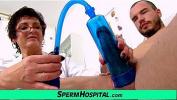 Bokep Busty milf doctor Greta sexy uniform and wankjob 3gp