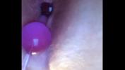 Bokep Baru Squirting water up my ass and playing with my anal beads mp4
