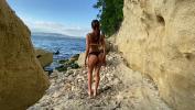 Video Bokep Public beach fuck with hot teen at rocks mp4