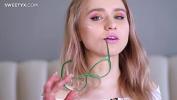 Bokep Video Blonde girl does everything her sugar daddy orders on the phone comma plays with an anal glass dildo and then gets assfucked when the daddy comes home mp4