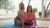 Download vidio Bokep Horny stepdaughter is seducing her stepmom while they are doing their yoga session together period After that comma they start kissing each other and she lets her stepmom suck her nipples and lick her pussy after period In return comm
