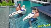 Nonton Film Bokep Daddies takes their stepdaughters Kenzie Madison and Katie Kush into the pool and they had a steamy outdoor sex online