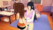 Bokep Full Diane and Kunoichi Hinata Lesbian crossover Masturbation comma fingering and pussy rubbing 3D terbaru