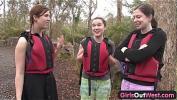 Bokep Baru Hairy amateur girl fingered in rafting threesome 2020