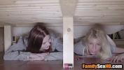 Film Bokep Sneaky stepbrother fucking his bratty teen sisters