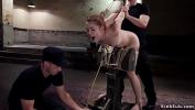 Video Bokep Terbaru Chained and hung for ankles redhead slave trainee Amarna Miller is tormented by two master trainers then bent over in bondage fucked terbaik