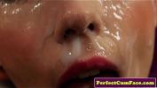 Download Bokep Fingered wifey double facialized in threesome hot