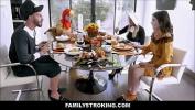 Bokep Cute Young Tiny Stepdaughter Rosalyn Sphinx amp Stepdad Fuck Next To Sexy Big Tits Stepmom Brooklyn Chase amp Stepson During Thanksgiving Dinner