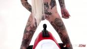 Bokep Terbaru Inked up Australian babe with huge tits rides a vibrating sex toy gratis