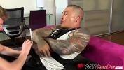 Video Bokep Inked Asian hunks dick devoured by homo