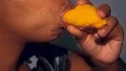 Bokep 2022 Lustful latina eating a mango the sexy way 3gp