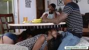 Bokep Terbaru Adriana Maya and Misty Stone having a dinner with their uncle and nephew that turns into nasty foursome action on the couch 2022