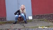 Download Video Bokep Watch this sexy blonde walk through the city as she feels the urge to piss so she bares all comma squatting in front of a door and lets her golden pee flow down on the concrete gratis