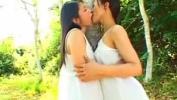 Film Bokep 2 Girls In White Dresses Kissing Passionately Rubbing Their Tits In The Garden