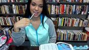 Video Bokep Terbaru sexy teen latina gets naked and massages her pussy in public library hot